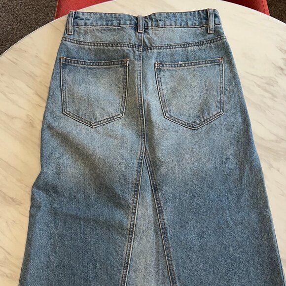 BDG Urban Outfitters Mandi A-Line Denim Maxi Skirt Size XS - Picture 14 of 16